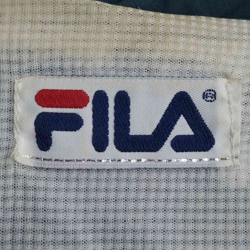 フィラ FILA 90s ナイロン 裏地メッシュ ハーフジップ アノラックパーカー メンズ JPN:L